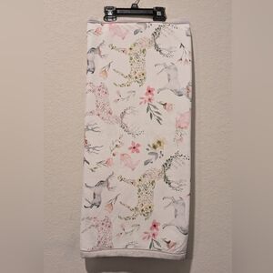Oilo Fawn Woodland Luxurious Cuddle Crib Blanket